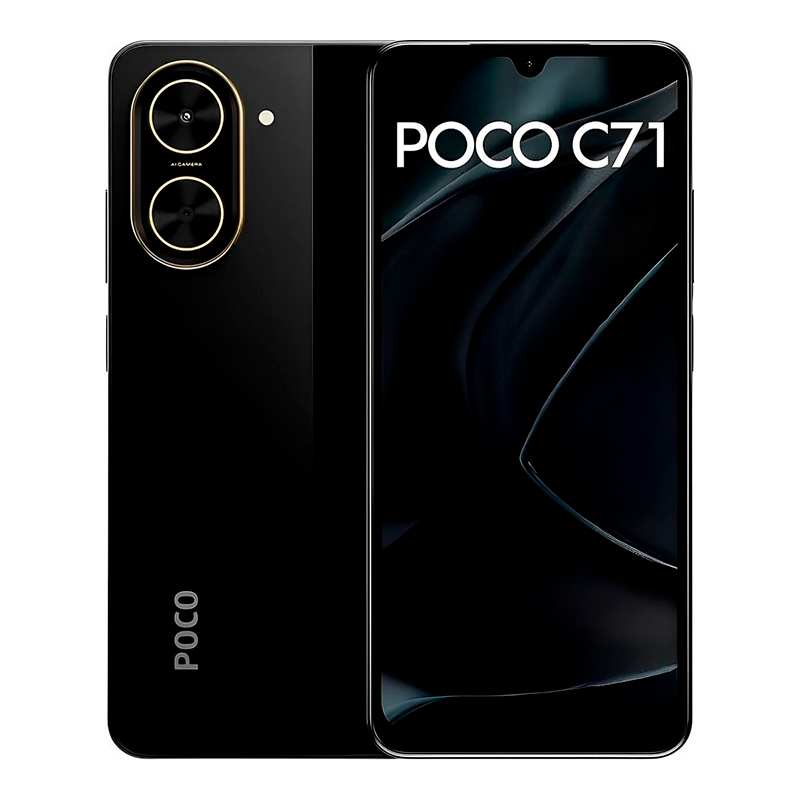 Celular Xiaomi Poco C71 Dual 64GB BLACK