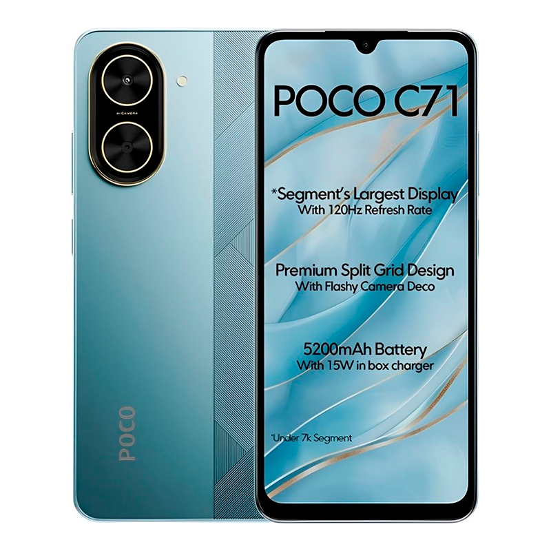 Celular Xiaomi Poco C71 Dual 128GB BLUE