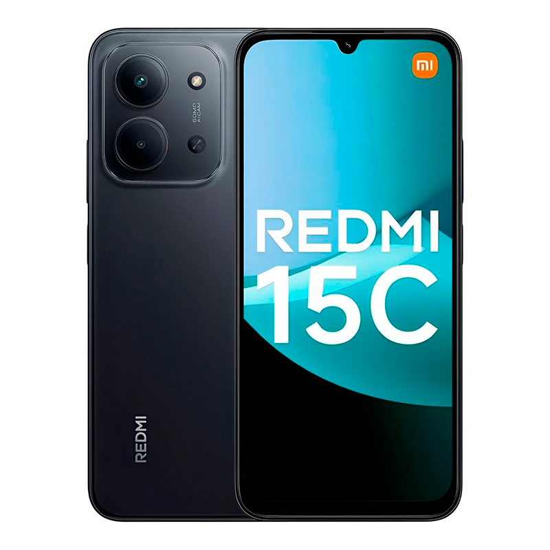 Celular Xiaomi Redmi 15C LTE DUAL 128GB MIDNIGHT BLACK