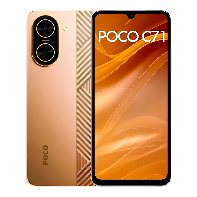 Celular Xiaomi Poco C71 Dual 128GB GOLD